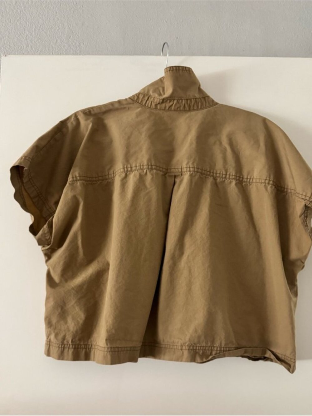 Khaki Cropped Top - Picture 2 of 2